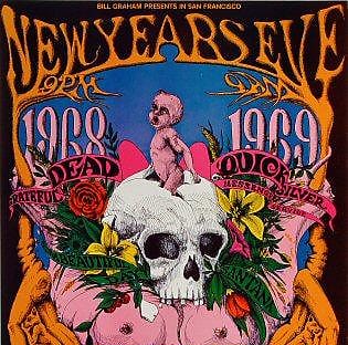 ランキング上位のプレゼント Grateful Dead Santana 1968 Winterland New Years Eve Concert ミュージシャン