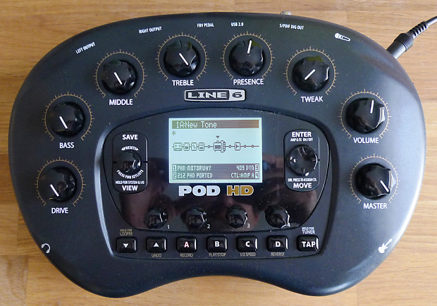 Line 6 POD HD desktop w/ FBV Express MKII foot controller - in box