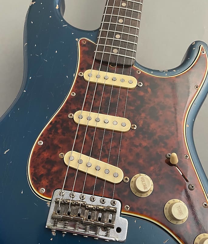 SCOOP CREATION WORKS 62-ST w/Tortoise Pickguard Hard Aged - Lake Placid  Blue ≒3.61kg [GSB019]