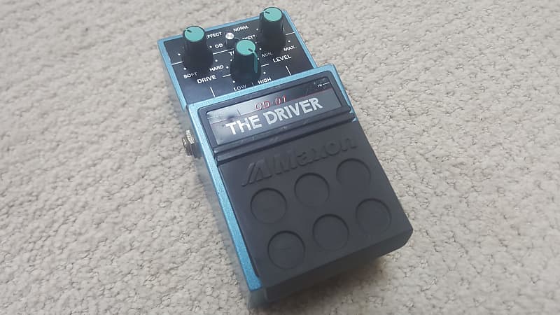 80s Maxon OD-01 The Driver Overdrive Distortion Guitar