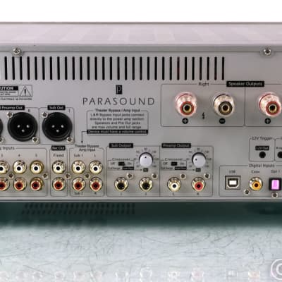 Parasound Halo Hint 6 Stereo Integrated Amplifier; MM / MC Phono; Remote image 5