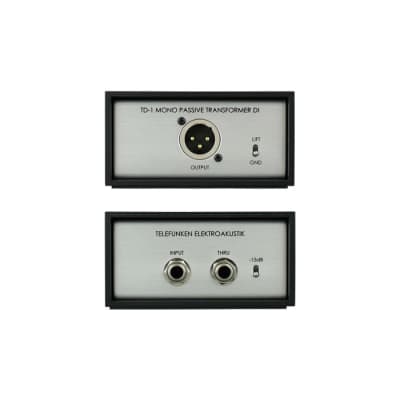 Telefunken Elektroakustik TDP-1 | Passive Instrument Mono DI Box image 3