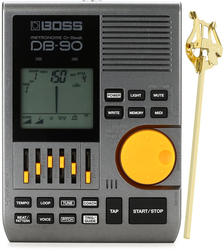 Boss DB-90 Dr. Beat Metronome with Tap Tempo Bundle with Yamaha ...