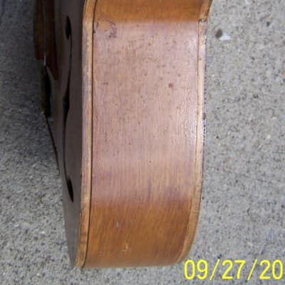 Vintage Kay Archtop Acoustic Guitar Project Refinished Neck and Body image 3