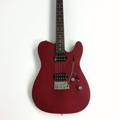 Kapok KATLSRD Thinline Merlot Red HTL Electric Guitar, Coil Split Humbuckers for sale