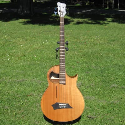 Sale: Rare Vintage Warwick Alien 4 electro-acoustic bass handcrafted by Lakewood in Germany image 2
