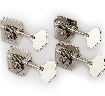 Fender 007-8834-049 Pure Vintage Jazz/Precision Bass Reverse Tuning Heads  (4)