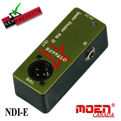 Moen NDI-E DI Bass Keys Guitar Pedal Superb Direct Box image 3