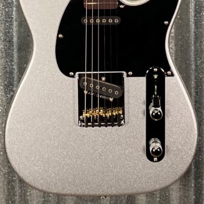 G&L USA ASAT Classic Silver Metallic Guitar & Case #5158 image 4