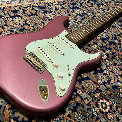 Fender Custom Shop '60 Reissue Stratocaster Relic 2013 Burgundy Mist for sale