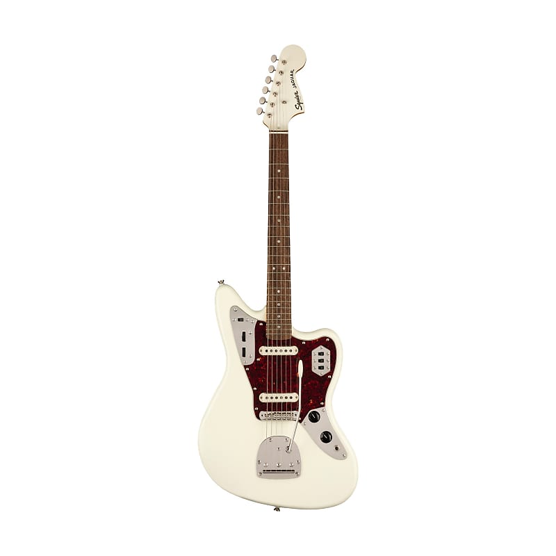 Squier FSR Classic Vibe 60s Jaguar Electric Guitar, Olympic