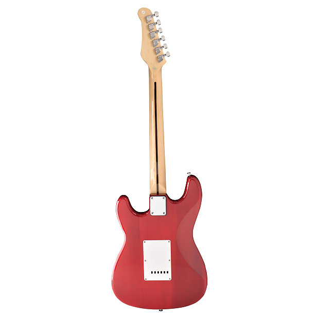 Jay Turser JT-300M Electric Guitar, Transparent Red | Reverb