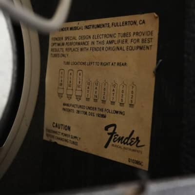 Dumble Modified Fender Vibrolux Reverb 2x10" Tube Combo Amplifier #54481 image 23