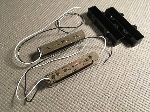 Vintage 1974 Fender Jazz Bass Pickup Set | Reverb
