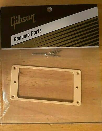GIBSON Les Paul Creme Neck Pickup Mounting Ring - Genuine Brand New PRPR-015 image 1