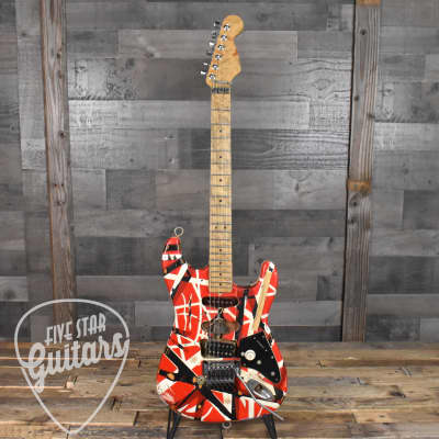 Pre-Owned Fender Custom Shop EVH Frankenstein Replica Tribute Eddie Van Halen, Chip Ellis Masterbuilt - Limited Run with Original Flight Case - Setup by Tom Weber - 1/300 image 2