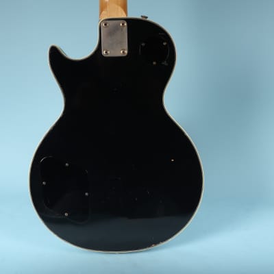 1970s AIMS Les Paul Custom Guitar Vintage - Black MIJ Japan image 9