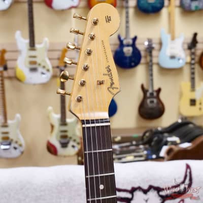 Fender Custom Shop Wild West Guitars 25th Anniversary 1960 Stratocaster Hardtail Madagascar Rosewood Fretboard Heavy Relic Black 7.20 LBS image 7