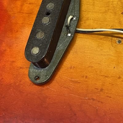 1974 Fender Mustang Pickups - With Covers - Full Length Leads | Reverb