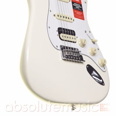 Fender American Pro Stratocaster HSS Shawbucker, Olympic White, RW image 6