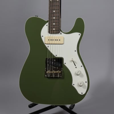 Brown Bear Guitars Telecaster Double Bound-Olive Drab Nitro for sale