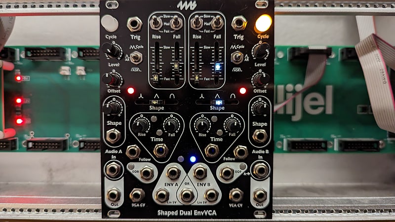 鍵盤楽器 4ms dual envVCA 4ms Shaped Dual EnvVCA — Clockface Modular