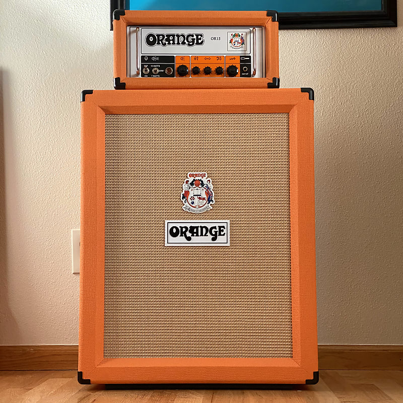 Orange OR15 with PPC 212V CABINET 2010s Orange tolex | Reverb