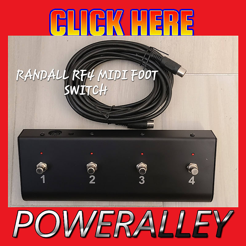 RANDALL RF4 MIDI FOOT SWITCH | Reverb