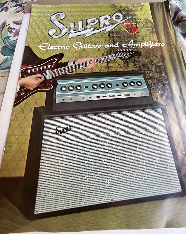 Supro Full line catalog 1966 Reverb