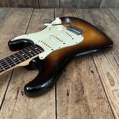 Fender Stratocaster Slab Board 1959 - Sunburst image 6