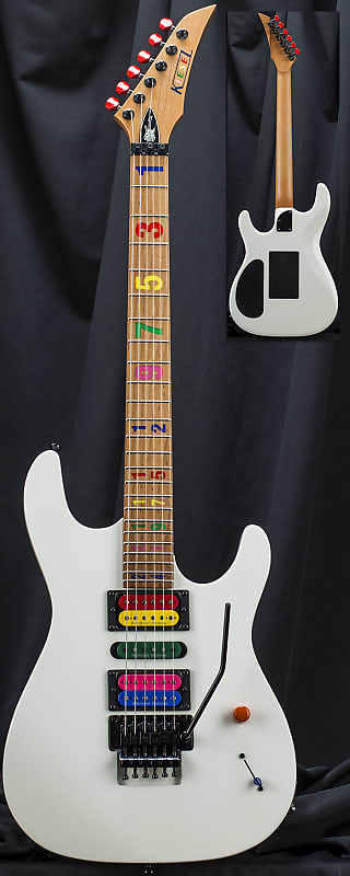 Kiesel Carvin JB24 Jason Becker Tribute Numbers Guitar Floyd Rose