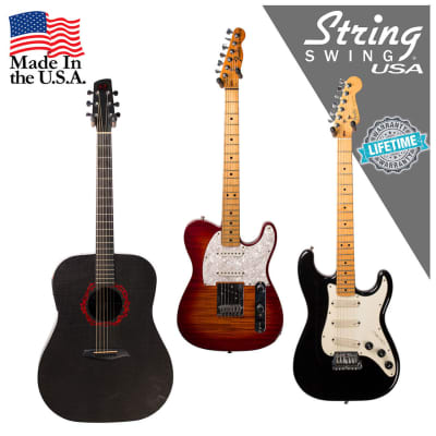 String Swing Hardwood OAK Guitar Hanger Wall Mount for Acoustic & Electric Guitars image 5