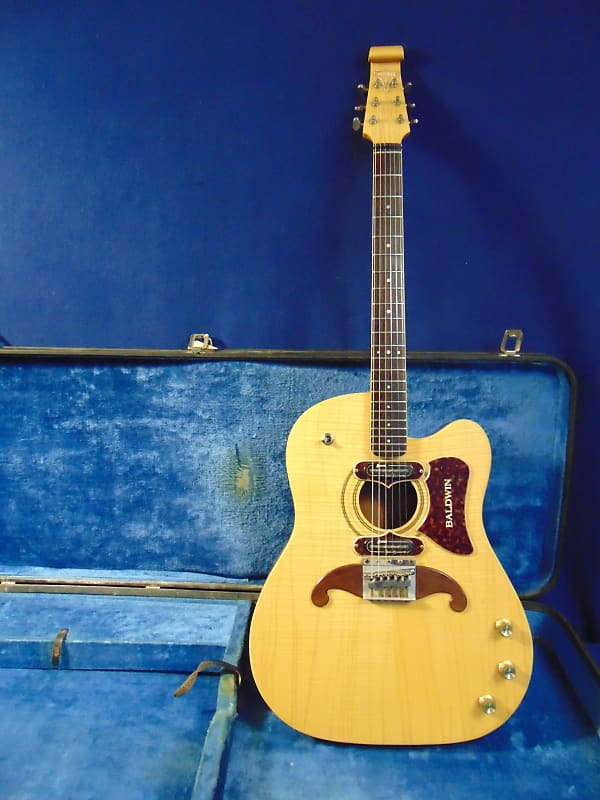 1968 Baldwin Virginian Model 550 Thinline Acoustic Electric Guitar