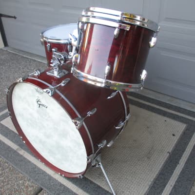 Gretsch Vintage USA Drums, Early 80s, 24" Kick, Lacquer Finish, Maple, Die-Cast Hoops - Very Nice! image 3