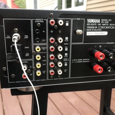 Yamaha RX 596 Stereo AM FM Receiver- Phono Ready -  80 W image 7