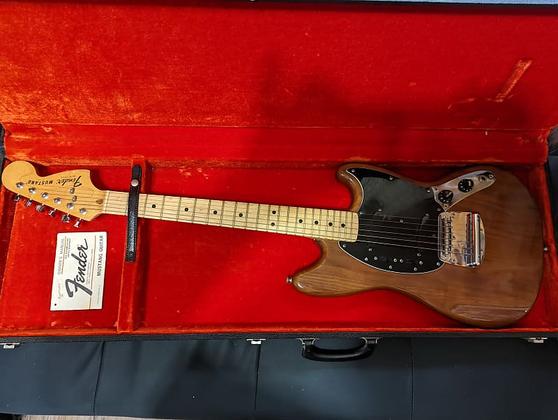 Fender Mustang 1971 Natural Wood image 1