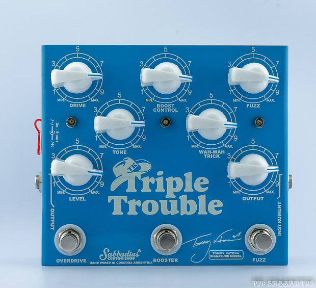 Sabbadius Triple Trouble (Tommy Katona Signature Pedal) | Reverb