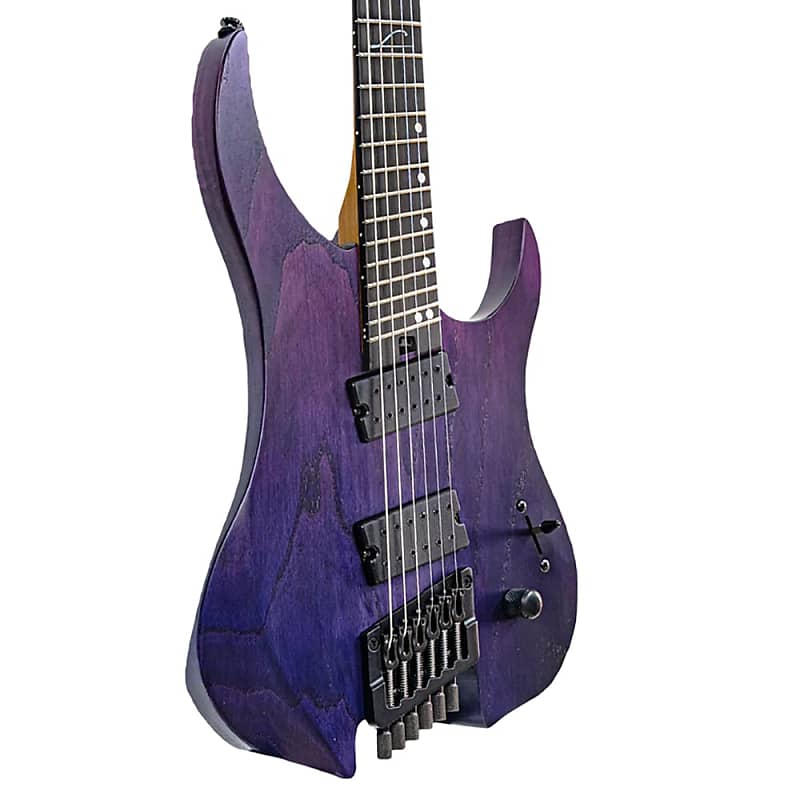 Legator Ghost G6FP Multi-Scale Headless Guitar, Ebony Fretboard, Iris Fade  | Reverb