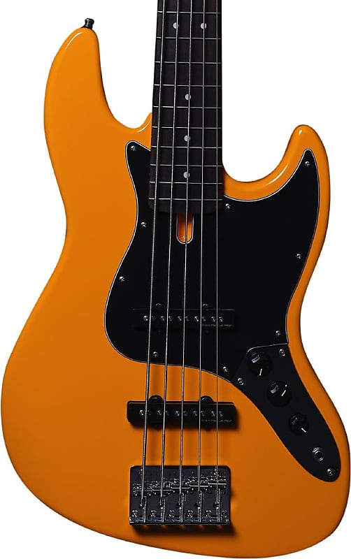 Sire Marcus Miller V3P 5-string Bass Guitar - Orange | Reverb