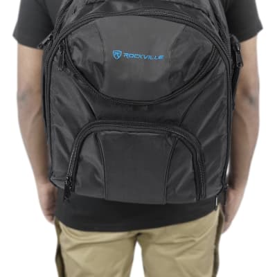 Rockville Travel Case Backpack Bag For Mackie 1202-VLZ3 Mixer image 9