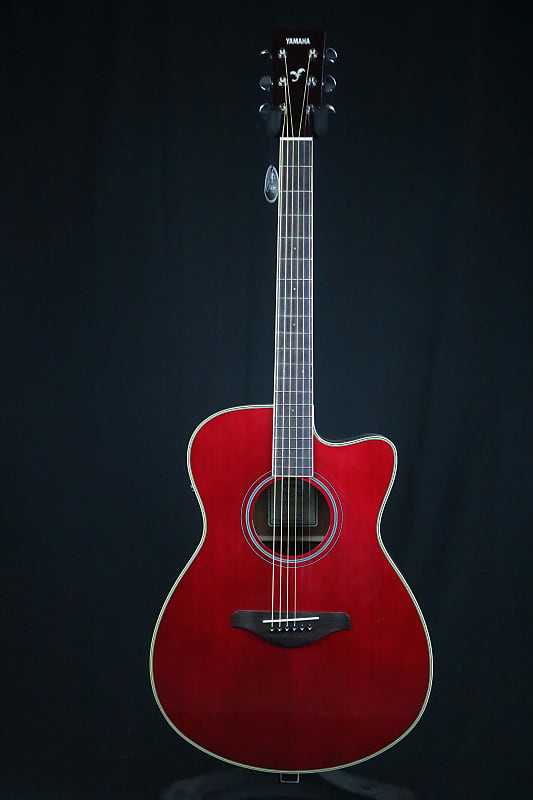 Yamaha FSC-TA TransAcoustic Concert Ruby Red