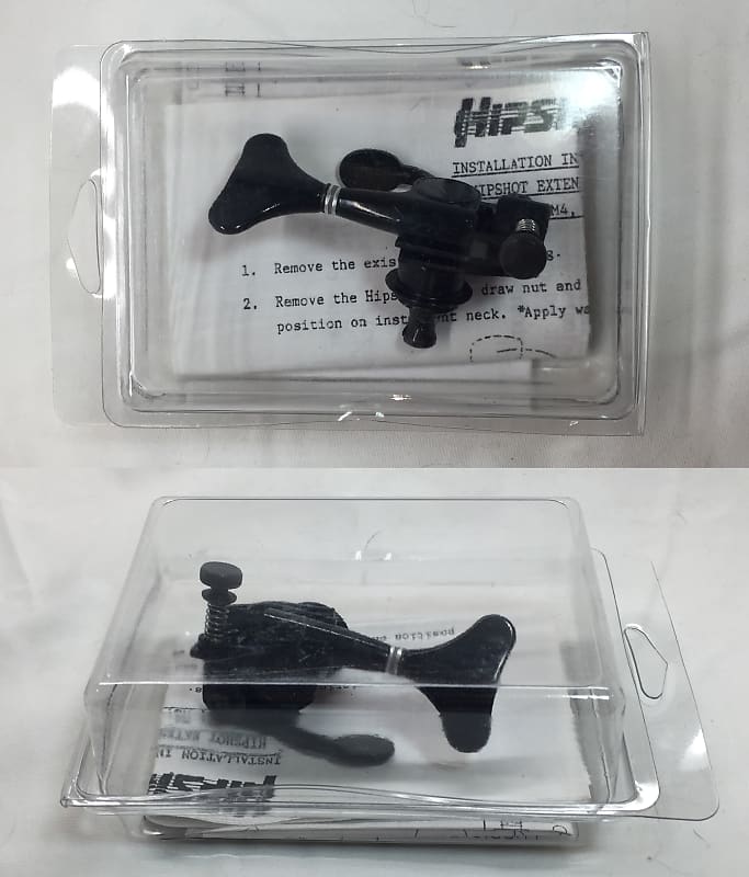 Hipshot GB7 Black Gotoh Bass Xtender, Drop Tuner Reverb