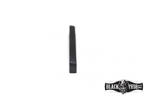 Graph Tech PT-2200-00 BLACK TUSQ XL 1/8" Unslotted Flat Bottom Nut Blank image 1