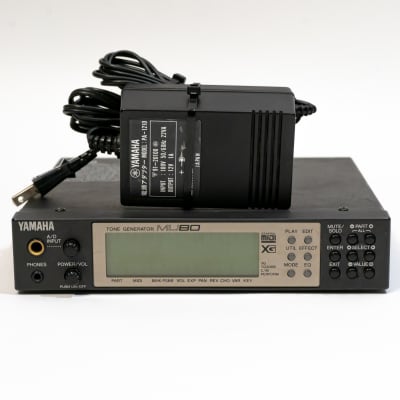 Yamaha MU80 Tone Generator Synthesizer Module with Power Supply imagen 1