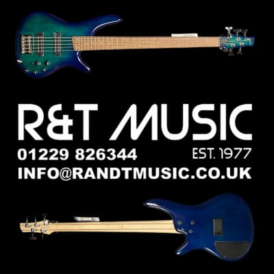 Ibanez SR375E Bass Guitar in Sapphire Blue image 3