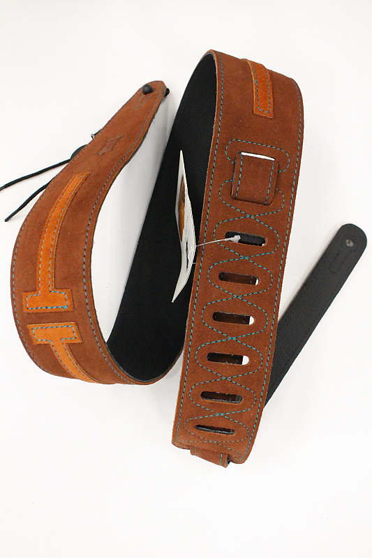Levy's MSG317TAU-RST Leather Guitar Strap *Free Shipping in the USA* image 1