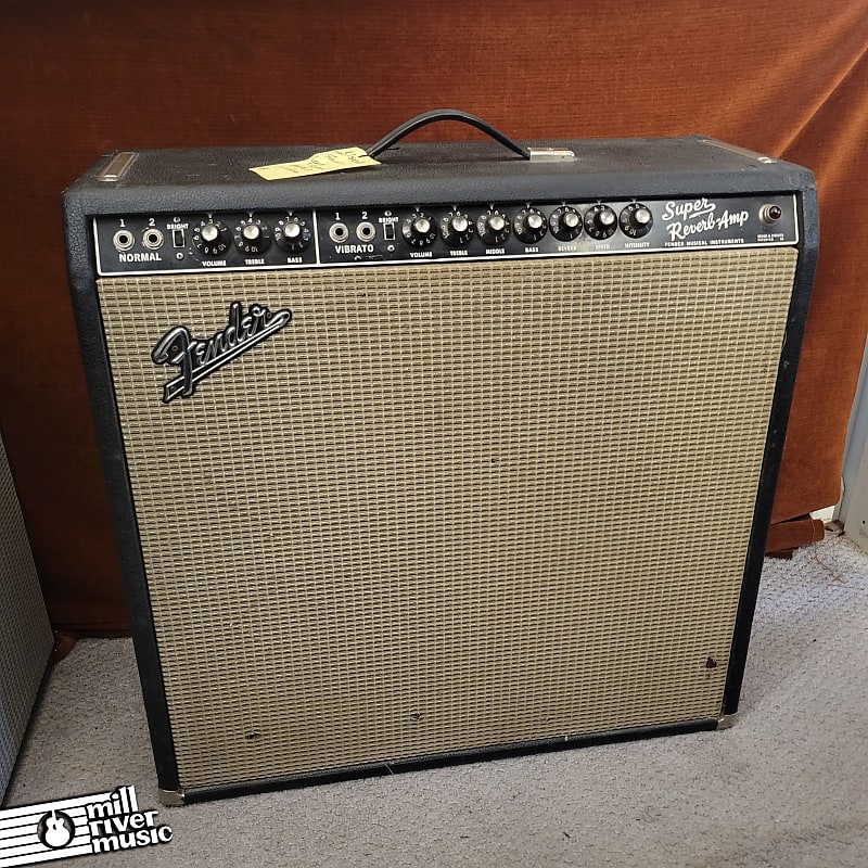 Fender Super Reverb Vintage 1966 w/ Cover and Footswitch
