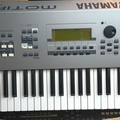 Yamaha Motif 6 Production Synthesizer 2000s - Gray - Extras:  Max Sample Time (55 minutes 40 seconds of sampling time), AIEB 2 Expansion (6- Channel Output Expander) & More