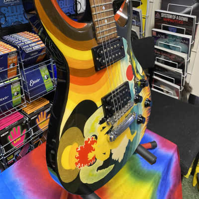 Pete Back Custom PRS style guitar - The Fool design image 9