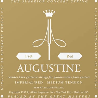 Augustine Imperial Red Medium Tension Classical Guitar Strings